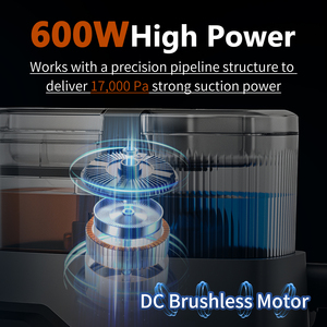 Limpiador portátil de alfombras y tapicería Máquina de limpieza multiusos de alta potencia para detalles de automóviles interiores - Product Image 4