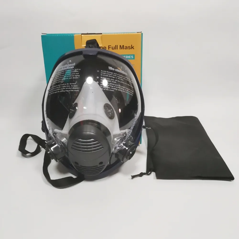 Prezzo di fabbrica maschera antigas per saldatura a Gas maschera per protezione chimica di sicurezza ignifuga