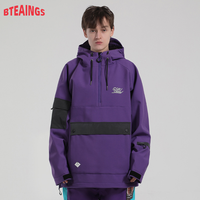 Combinaison de ski neuve pour homme et femme, snowboard, à capuche, imperméable, coupe-vent, résistante à l'usure, colorée, lumineuse, combinaison de ski de nuit