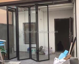 Window Partition Hydraulic Steel Door 2023-04 Modern Design Folding Customized Vertical Warehouse Decoration - Product Image 3