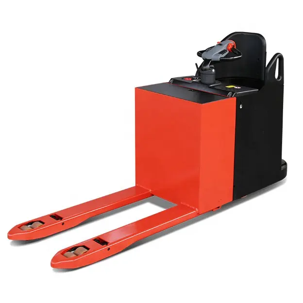 Heavy duty palete elétrico 2ton andar/pé tipo AC motor hidráulico levantador elétrico palete jack transpalette