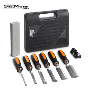 Kit de 8 outils de sculpture en <span class=keywords><strong>bois</strong></span> et en acier portables avec <span class=keywords><strong>guide</strong></span> d'affûtage et accessoires de pierre à aiguiser, prêt pour OEM ODM - Product Image 2