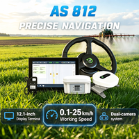 Système de direction automatique AS812 RTK, GNSS, tracteur, agriculture de précision, précision centimétrique, guidage en ligne droite, GPS