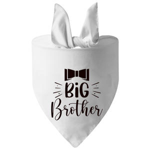 Tanpopo promocionado a Big Brother Bandana Dog Bufanda Baberos <span class=keywords><strong>Funny</strong></span> Big Sister Print Accesorios para mascotas Custom Dog <span class=keywords><strong>Bandanas</strong></span> al por mayor - Product Image 6
