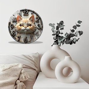 Reloj de Vidrio Redondo Personalizado de 30 cm para Archivador con Archivador Personalizado - Product Image 3
