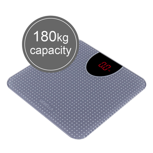 Écran LCD de charge USB de <span class=keywords><strong>type</strong></span> <span class=keywords><strong>C</strong></span> pour balance corporelle numérique domestique 180Kg antidérapant et rechargeable par USB - Product Image 3