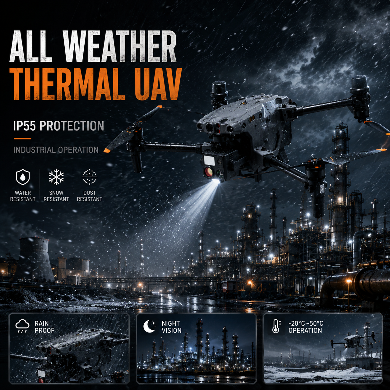 MATRICE 30T - UAV térmico para todo tipo de clima