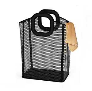 Portable Plastic Laundry Storage Clothes Bin with Mesh Material Multi-Style Large Laundry Hamper Basket