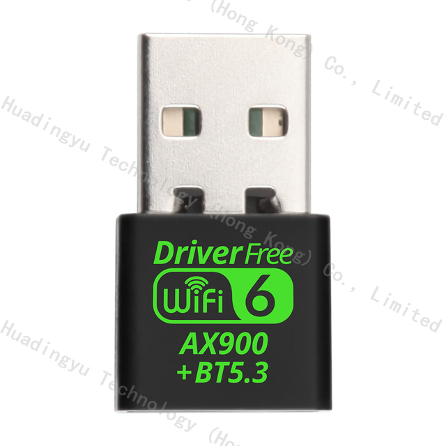 900Mbps WiFI 6 USB WIFI Dongle  5.3 Wireless Network Card Adapter Dual Band 2.4&5G WIFI Driver Free USB Dongle AX900