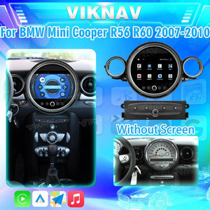 Radio de coche Android de 9 pulgadas para BMW <span class=keywords><strong>Mini</strong></span> <span class=keywords><strong>Cooper</strong></span> R56 R60 2007-2010 CD negro Carplay navegación GPS reproductor de vídeo Multimedia Unidad Principal - Product Image 2