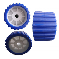 Pièces de remorque de bateau en gros remorque de bateau bleue rouleaux oscillants rouleaux de remorque de bateau