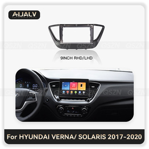 Nuevo MARCO DE REPRODUCTOR DE COCHE <span class=keywords><strong>Android</strong></span> de 9 pulgadas para HYUNDAI VERNA/ SOLARIS 2017-2021 9 accesorios de Radio estéreo para coche Marco de tablero de instalación - Product Image 5