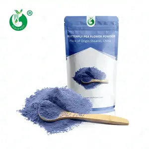 Pincrédito spray de preço em massa orgânico puro azul borboleta pea pó flor