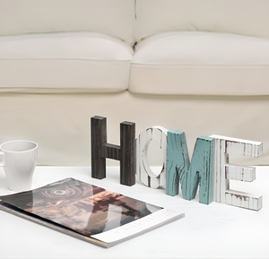 Letras Decorativas de Madera Rústicas Personalizables de Fábrica, Letrero con Palabras Recortadas de Alta Calidad para Decoración del Hogar - Product Image 5