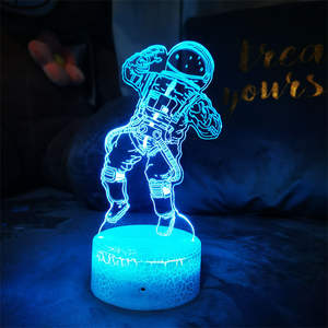 Acrylique 3D Football & Rugby LED Veilleuse 7 Couleurs Changeantes Chambre <span class=keywords><strong>Lampe</strong></span> <span class=keywords><strong>de</strong></span> <span class=keywords><strong>Chevet</strong></span> avec Alimentation Plug-In Cadeau pour Enfants - Product Image 6