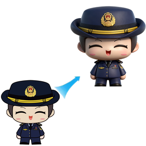 ตุ๊กตาฟิกเกอร์การ์ตูน PVC 3 มิติ แบบใหม่ รุ่น Q ฉบับปรับแต่งเอง ของเล่นสะสม งานศิลปะ - Product Image 4