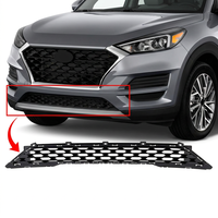Pour Hyundai Tucson 2019-2021, grille inférieure du pare-chocs avant, grille texturée noire en maille, couverture OE 86561D3500 86561-D3500