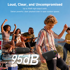 Altavoz Bluetooth Portátil de 60W, IPX7 Impermeable, Inalámbrico, para Exteriores, Compatible con Modo de Transmisión, Reproducción por USB y AUX, Boombox - Product Image 5