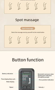 Los más vendidos Máquina de masaje de recuperación eléctrica de 4 cámaras Botas de compresión de aire Terapia Masajeador de piernas - Product Image 5