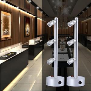 Lampe de placard <span class=keywords><strong>rechargeable</strong></span> sans fil à tête rotative 2/3, 2W 3W, pour bijoux, montres, vitrine, projecteur <span class=keywords><strong>rechargeable</strong></span> - Product Image 4