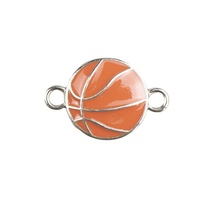 Vente en gros fabricant : Accessoires de pendentifs petits pour bracelets en alliage, motifs de ballons sportifs DIY, finition émail goutte d'huile, fabriqués en Chine, modèle DYE-23-7-27