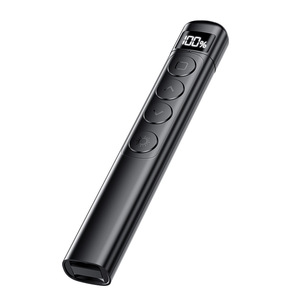 Stylo tourneur de page multimédia S5, rechargeable, affichage numérique, matériau ABS, puissance 1mW, pointeur laser sans fil pour les professionnels, les enseignants, les présentations PPT - Product Image 2