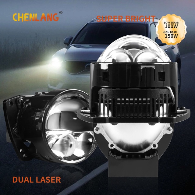 Chenlang CLSC2 3 Inch LED Lens Projector High Quality 150W H4 Bi LED Headlight H7 LED Mini Headlight H8 LED Head Lamp for Cars
