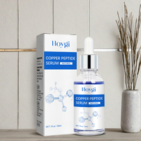 Essence faciale anti-âge pour tous types de peau, atténuant les plis nasogéniens, raffermissant, resserrant, peptide de collagène, peptide de cuivre bleu