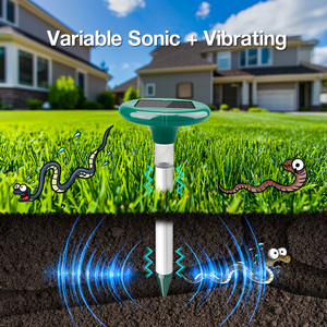 Répulsif Électrique Solaire Étanche pour Serpents et Taupes, Alimenté par Batterie, pour Jardin et Extérieur - Product Image 2