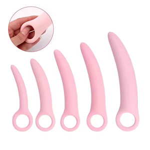 Alta Qualidade 5 pçs/set Moon Shape Finger Wearable Soft Silicone Anal Plug Sex Toys Produtos Adultos Para Mulheres Homens Masturbação Anal