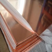 C11000 99.9% Pure Mirror Polished Red Copper Sheet Plate 0.5-20mm 4x8 for Architecture Decoration Busbar Electrical