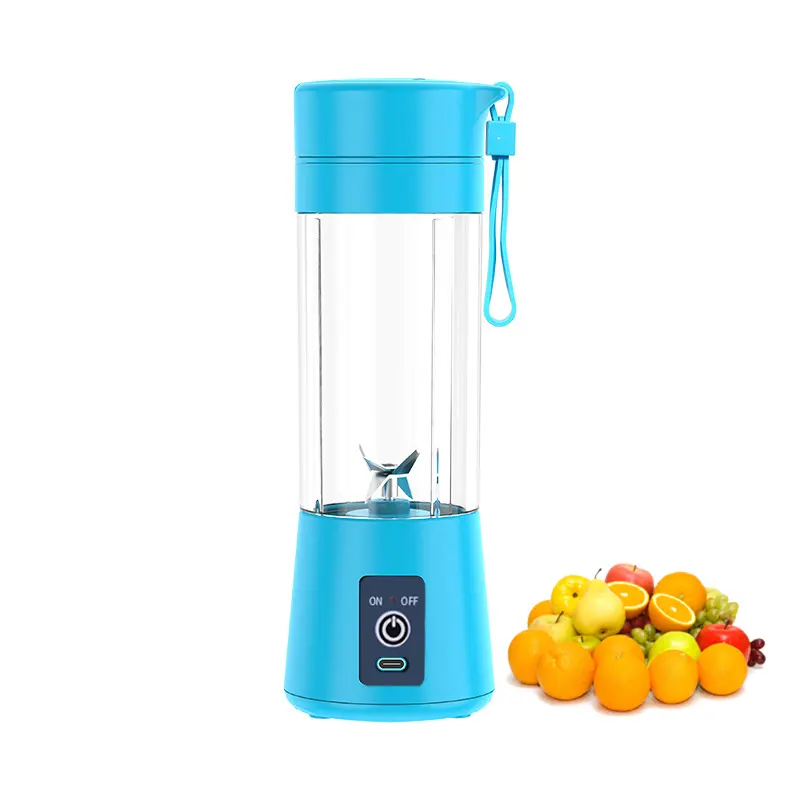 Portable Mini Electric Juicer Cup Multifunctional Rechargeable Home Use Fruit Vegetables USB Power Source Families Use