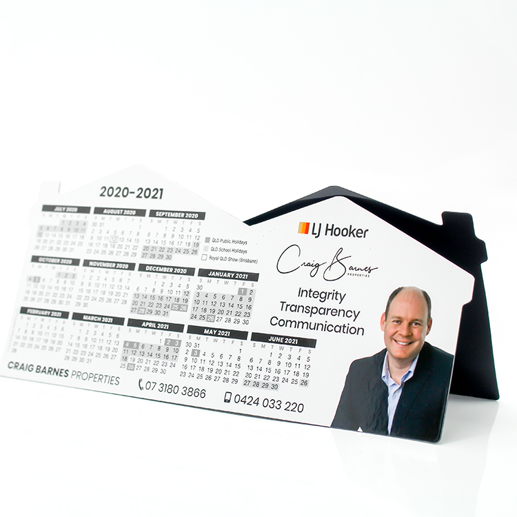 Personalizzato promozione fai da te Decor frigorifero calendario immobiliare magnete volantino stampato magnetico biglietto da visita magnete per frigorifero di carta