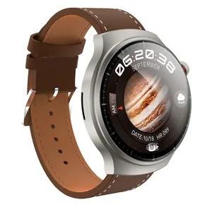 运动智能手表HW6最大1.52英寸全触摸屏时尚设计圆形智能手表睡眠跟踪信息提醒