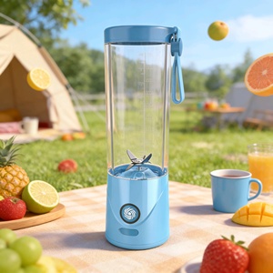 Licuadora Portátil de 550 ml a Precio de Fábrica, Mini Licuadora Personal Inalámbrica Recargable por USB, Vaso Mezclador de Frutas - Product Image 1