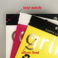 Sac d'emballage transparent pour aligneurs de dents au design personnalisé pochette de fil dentaire en mylar recyclable scellée sur 3 côtés avec du plastique PE