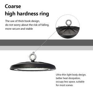 KCD Industrial a prueba de explosiones almacén dosel luces altos lúmenes CE RoHS <span class=keywords><strong>UFO</strong></span> <span class=keywords><strong>100W</strong></span> 150W 200W 250W 320W SMD LED Alta Luz de la Bahía - Product Image 4