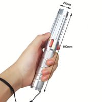 Pointeur laser bleu-vert professionnel, portée extrêmement longue de 500 m, rechargeable par USB, design compact avec accessoires pour pointeur laser