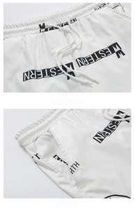 Pantalones informales de playa de cintura alta de verano para hombre, secado rápido, seda de hielo, poliéster, transpirables y antiarrugas - Product Image 4