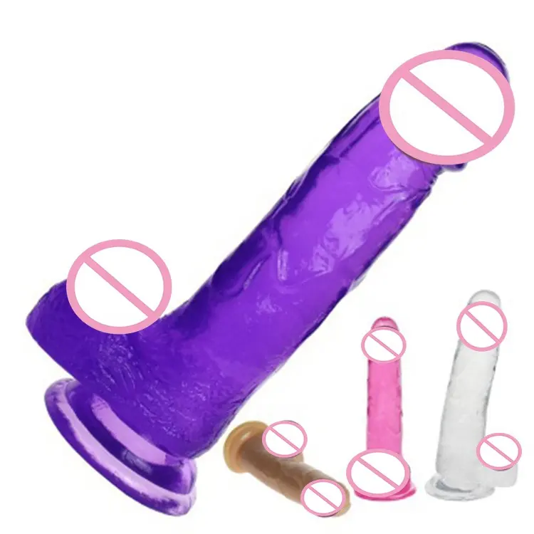 Mainan seks dewasa pria wanita laki-laki perempuan perempuan warna-warni populer dildo shop THRU dildo besar realistis untuk wanita