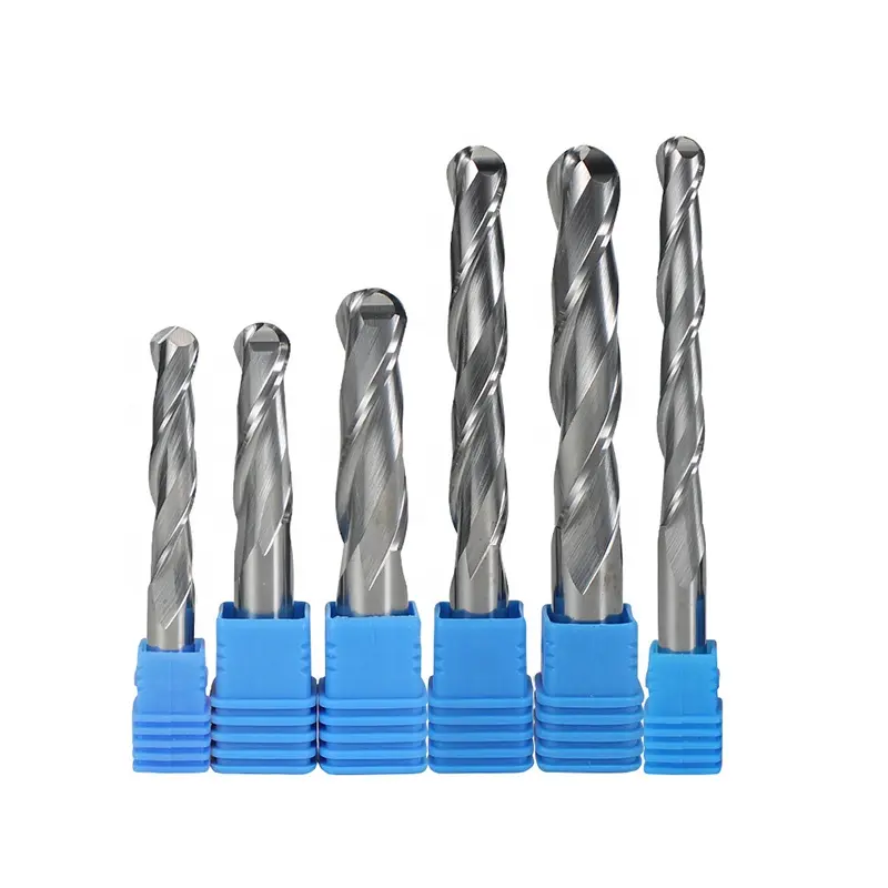 2 Flute Milling Cutter Router Bits Carbide End Mill For Wood CNC Ball End Mills Carpentry Tools