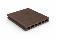 Planches de terrasse en composite WPC modernes à clipser pour l'extérieur, creuses, résistantes aux intempéries, pour jardin, terrasse, balcon (vente en gros)