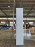 Armoire casier en acier à porte simple pour usine, école, chambre, hôtel, dortoir, salle de sport