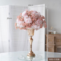 Ensemble de 6 vases minimalistes pour centre de table de mariage, vases en verre avec fleurs artificielles pour une décoration de table bohème moderne