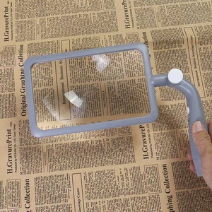 عدسة مكبرة 5 × ضوء عالي الوضوح ورقة كبيرة المكبر عدسة تكبير صفحة كتاب - Product Image 6