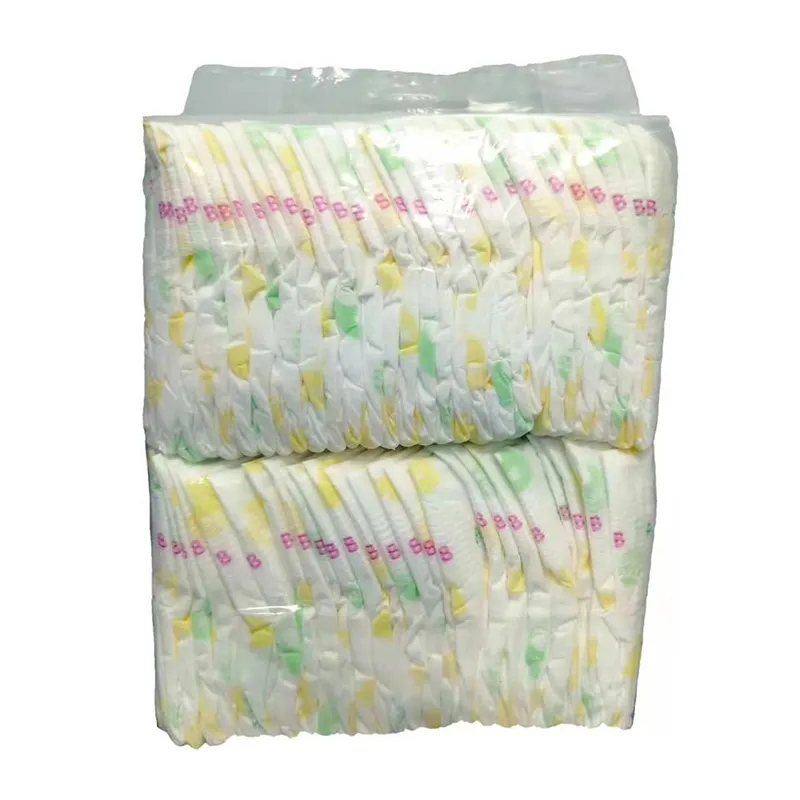 Wholesale B Grade Baby Diaper In Loose Packing Cloth Like With Magic Tapes Big Waistband