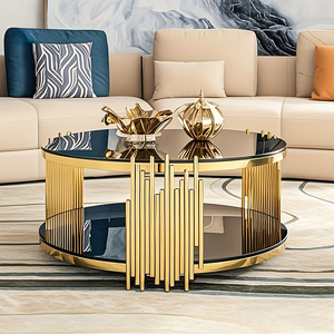 Meuble de rangement de luxe en <span class=keywords><strong>verre</strong></span>, étagère de rangement moderne, <span class=keywords><strong>table</strong></span> de rangement latérale personnalisée, mobilier de chambre, décoration intérieure - Product Image 4