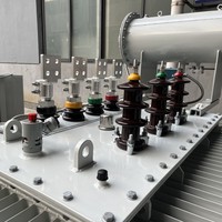 Transformateurs mv hv extérieurs transformateur de puissance immergé dans l'huile 22 kv 35kv 3150 kva 3mva 7.5mva