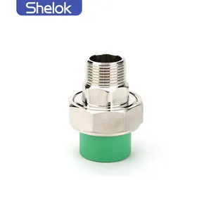 Shelok工厂水暖材料1/2 “1” 3/4 “45度弯头PPR水管