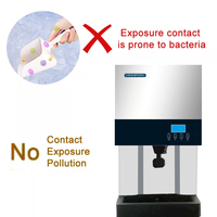 Distributeur de glace/eau de comptoir 90kg / 24h pour boissons froides distributeur d'eau Portable Machine à glace avec fonctions multiples